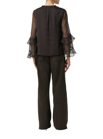 comma Blusenshirt in schoko - 0002