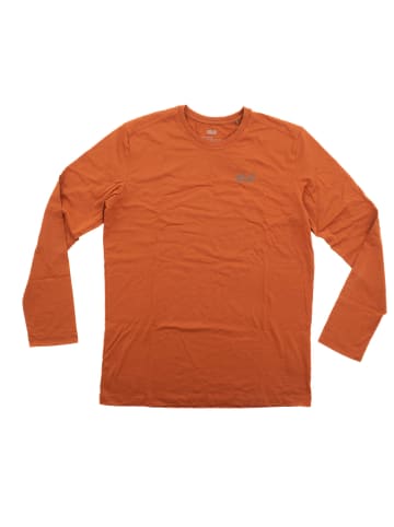 Jack Wolfskin Shirt Essential Longsleeve in Orange