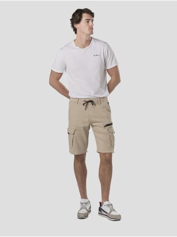 KOROSHI Kurze relax technische jogger cargo in grau