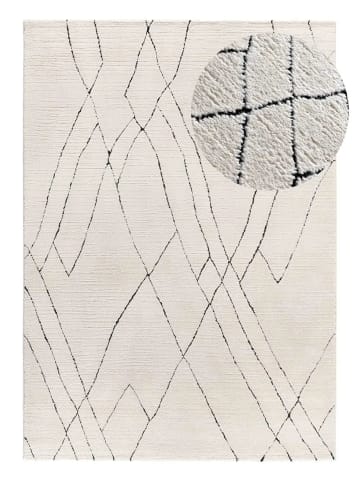 Atticgo Kurzflor-Teppich TURIN in weiß