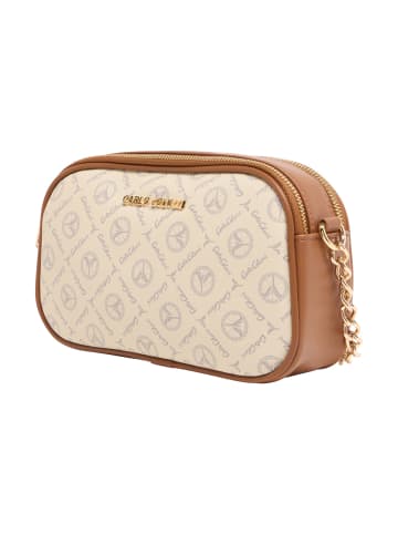 Carlo Colucci Umhängetasche Enrici in Creme