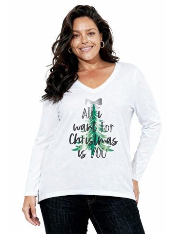 Angel of Style Longshirt in schneeweiß