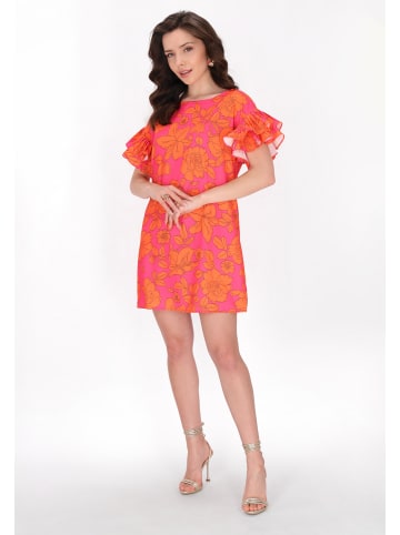 faina Women Dress in pink orange