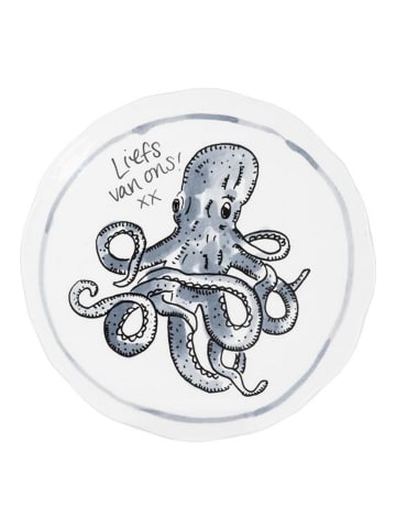 Blond Amsterdam Teller Oktopus in Schwarz - 15cm