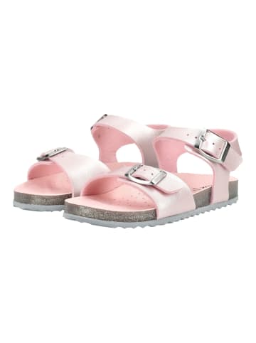 Geox Sandalen in Silber/Rosa