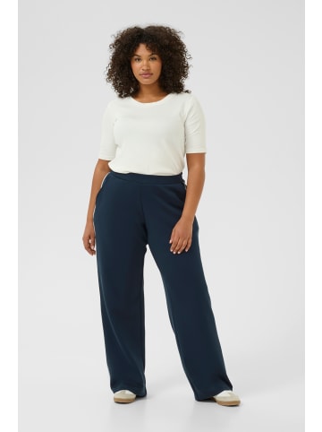 KAFFE curve Jerseyhose KCtif Regular fit in Midnight Marine
