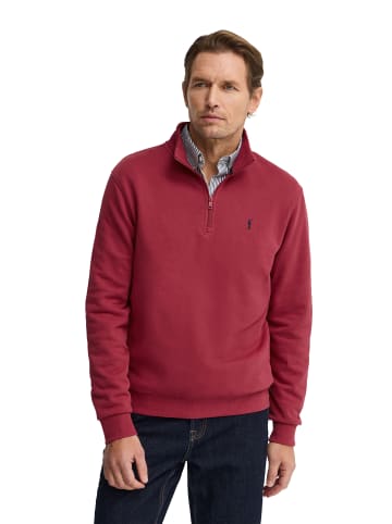 Polo Club Sweatshirt RIGBY GO SWEAT ZIPPER NECK VO in Oxidrot / Gebranntes Rot