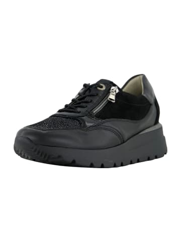 WALDLÄUFER Komfort Schnürschuhe in Schwarz