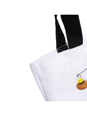 Mr. & Mrs. Panda Tasche Sternzeichen Waage mit Spruch in Weiß
