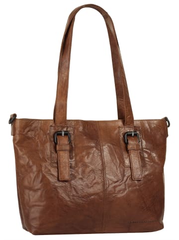 SPIKES & SPARROW Shopper in cognac