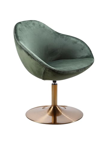 FineBuy Relaxsessel in Grün / Stoff / 70x70x79