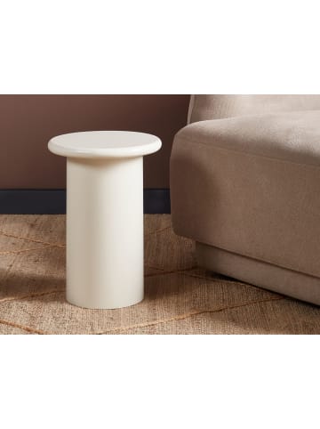 Beliani Beistelltisch CAMPTI in Weiß - (W) 30 x (H) 40 x (L) 30 cm