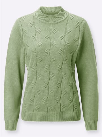 WITT WEIDEN Stehkragenpullover in eucalyptus