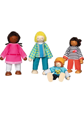 Goki Biegepuppen Interkulturelle Familie - ab 3 Jahren