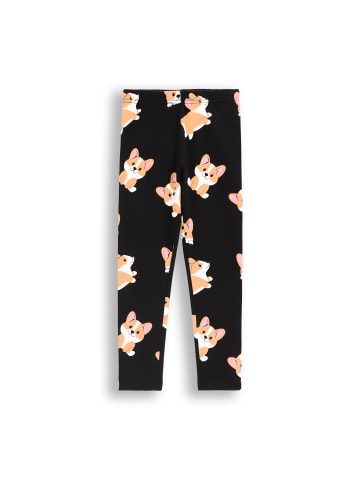 Coccodrillo Leggings mit langem Hosenbein in schwarz