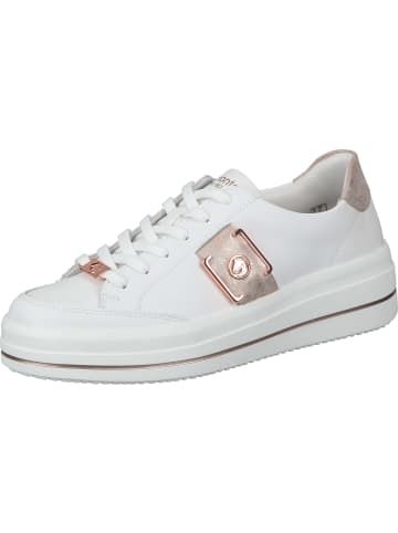 remonte Schnürschuhe in weiss/rosegold/white