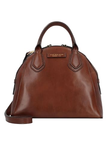 The Bridge Costanza Handtasche Leder 30 cm in marrone