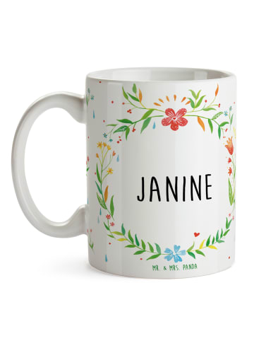 Mr. & Mrs. Panda Kaffeebecher Janine mit Spruch in Keine Angabe