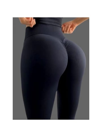 COFI 1453 Damen Gym Fitness Leggings sportleggings Jogging Sport Bottoms in Schwarz