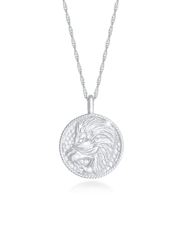 Elli Halskette 925 Sterling Silber Sternzeichen, Sternzeichen - Löwe in Silber