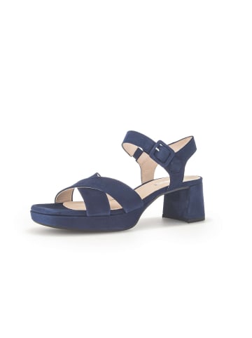 Gabor Comfort Plateau Sandalen in blau