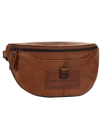 SPIKES & SPARROW Gürteltasche WAIST BAG echt Leder in cognac