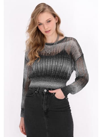 myMo ROCKS Women Sweater in black white