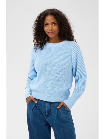 Kaffe Strickpullover KAmone Regular fit in Powder Blue
