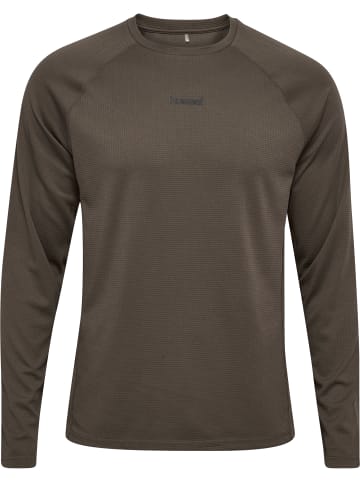 Hummel T-Shirt Raglanärmel Hmlmomentum Herren in MAJOR BROWN