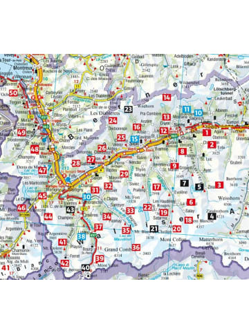 Bergverlag Rother Unterwallis | Vom Genfersee bis Sierre. 50 Touren mit GPS-Tracks