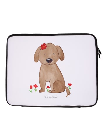 Mr. & Mrs. Panda Notebook Tasche Hund Dame ohne Spruch in Weiß