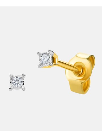 Diamant L'éternel Ohrringe aus 375 Gelbgold mit 0.02 Karat Diamant