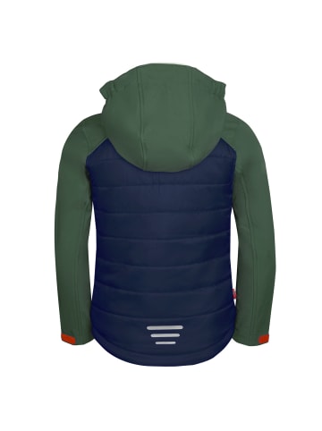 Trollkids Hybrid Softshelljacke Lysefjord in forest green