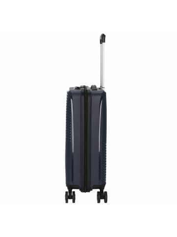 D&N Travel Line 4000 - 4-Rollen-Kabinentrolley S 55 cm in navy