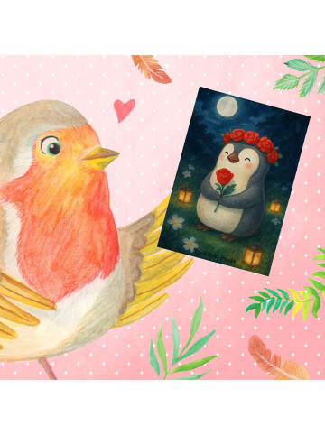 Mr. & Mrs. Panda Klappkarte Jungfrau Astrologie Design ohne Spruch in Weiß