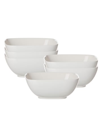 Ritzenhoff & Breker 6er Set Beilagenschalen Arena ø 16 cm weiß in weiß
