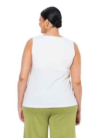 Ulla Popken Strick-Top in offwhite