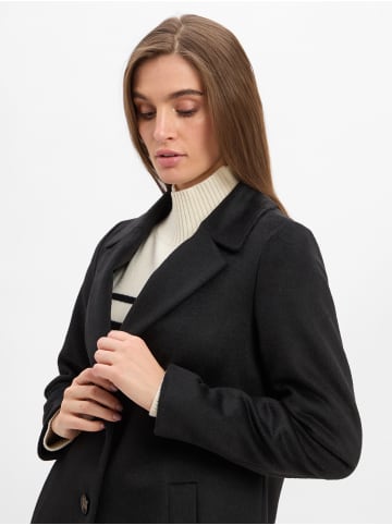 comma Mantel in schwarz - 0001