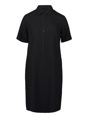 Betty Barclay Leinenkleid mit Knopfleiste in Schwarz