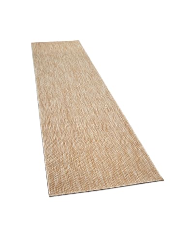 KADIMA DESIGN Teppich Kurzflor Unifarben Wohnzimmer in Beige