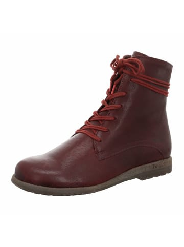 Think! Schnür-Stiefeletten für Damen in bordeaux