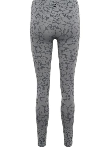 Hummel Leggings "Mt Pi Seamless Mid Waist Tights" in Grau