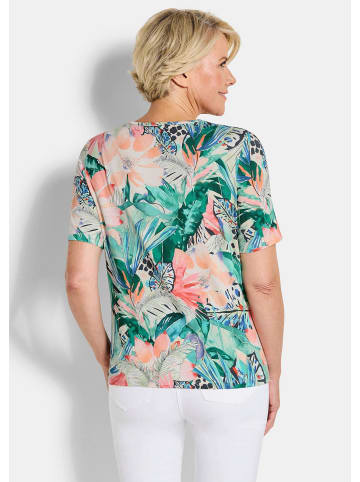 GOLDNER Blusenshirt Jerseyshirt mit Dschungel-Print in bunt / gemustert