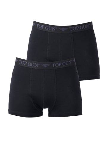 TOP GUN Boxershorts Doppelpack TGUW001 in schwarz