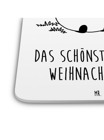 Mr. & Mrs. Panda Flaschenuntersetzer Panda Weihnachtsgeschenk mi... in Weiß
