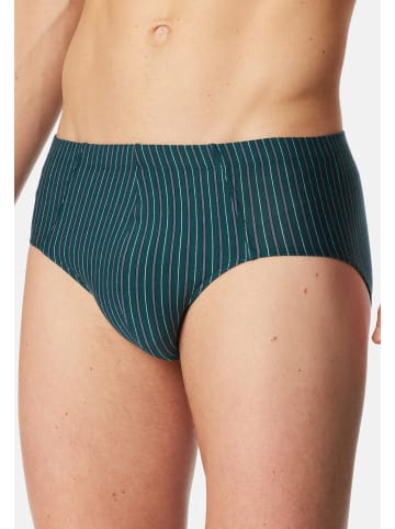 Schiesser Mini Slip / Unterhose 95/5 Essentials - Organic Cotton in Dunkelblau / türkis