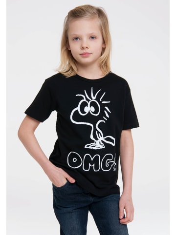 Logoshirt T-Shirt Woodstock - OMG! in schwarz