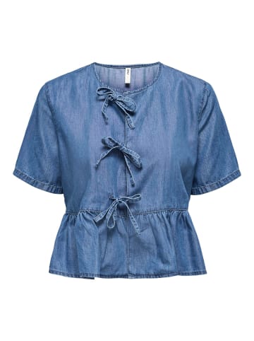 ONLY Oberhemd in Medium Blue Denim