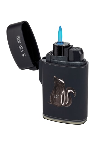 Mr. & Mrs. Panda gas anzünder Stinktier Sitzen ohne Spruch in Schwarz