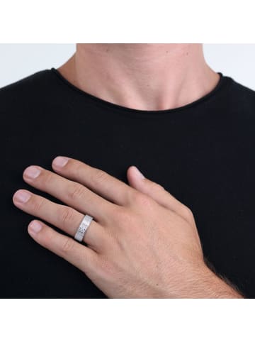 Amor Ring Edelstahl in Silber